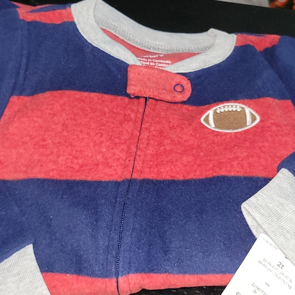 Boys Carter's Thermal Sleeper 2 Toddler